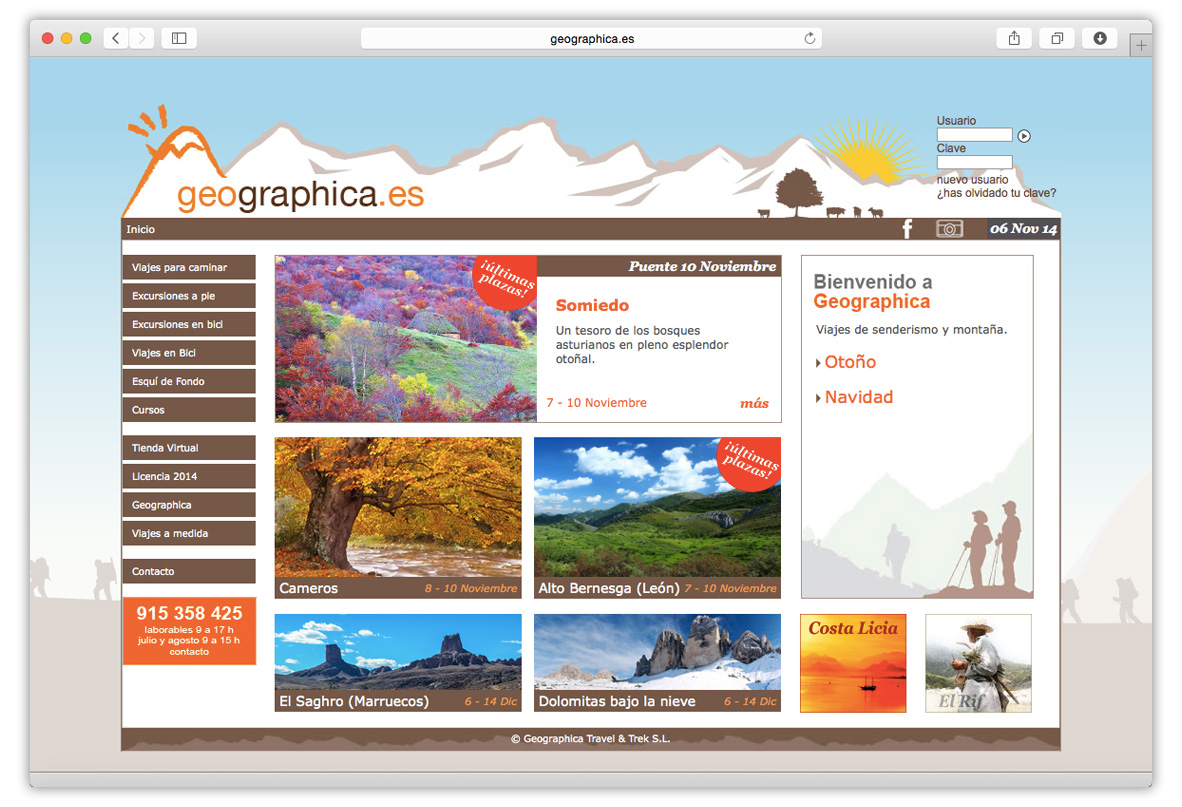 Captura de la web geographica.es
